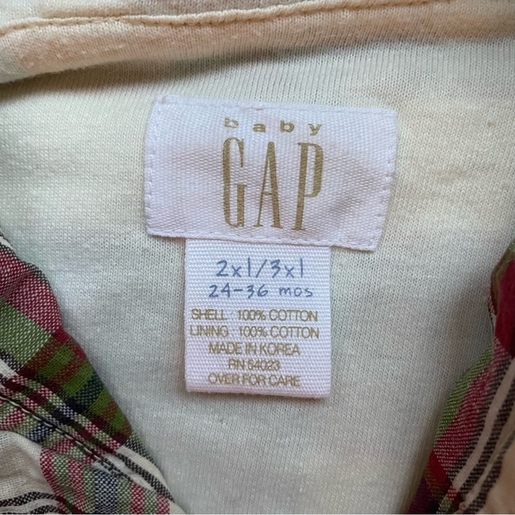 VTG Baby Gap Plaid Jacket - Picture 2 of 6